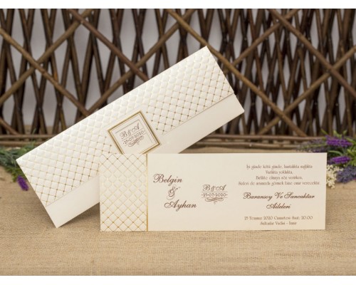 Wedding Davetiye 8268