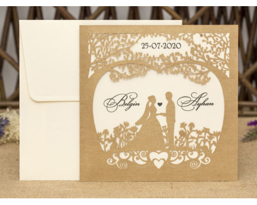Wedding Davetiye 8325