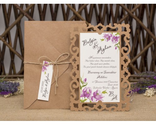Wedding Davetiye 8328